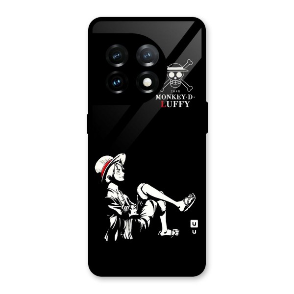 Monkey Luffy Glass Back Case for OnePlus 11