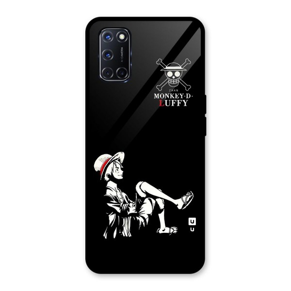 Monkey Luffy Glass Back Case for Oppo A52