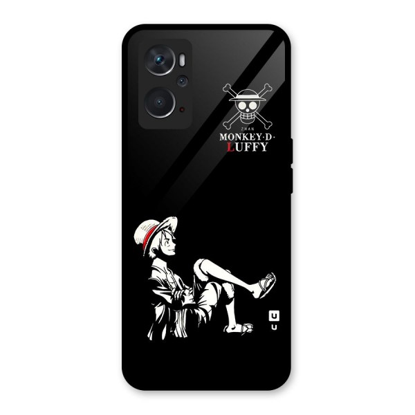 Monkey Luffy Glass Back Case for Oppo K10 4G