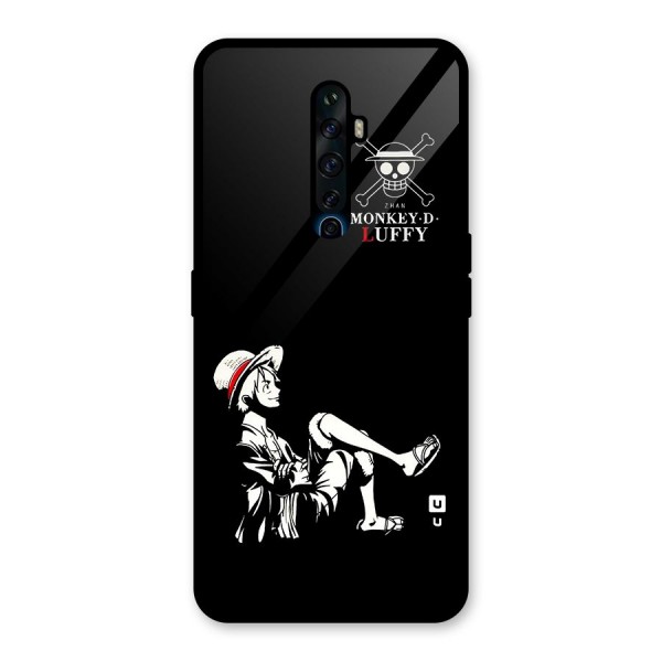 Monkey Luffy Glass Back Case for Oppo Reno2 Z