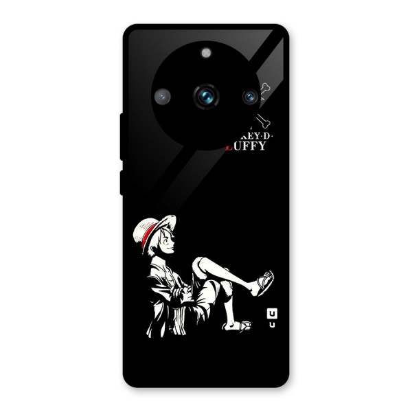 Monkey Luffy Glass Back Case for Realme 11 Pro