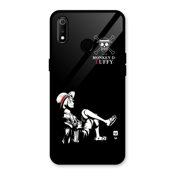 Monkey Luffy Glass Back Case for Realme 3