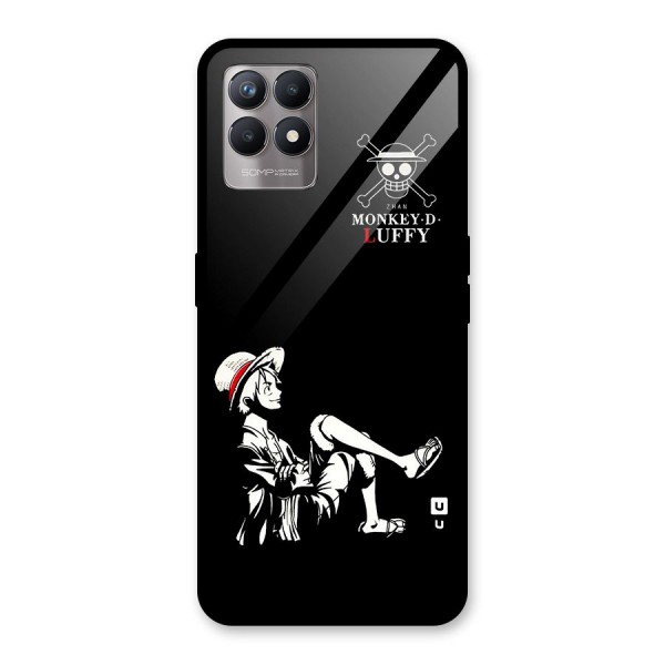 Monkey Luffy Glass Back Case for Realme 8i