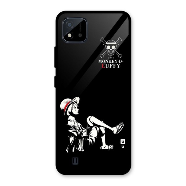 Monkey Luffy Glass Back Case for Realme C11 2021