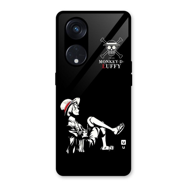 Monkey Luffy Glass Back Case for Reno8 T 5G