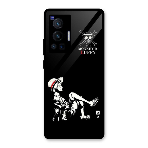 Monkey Luffy Glass Back Case for Vivo X70 Pro