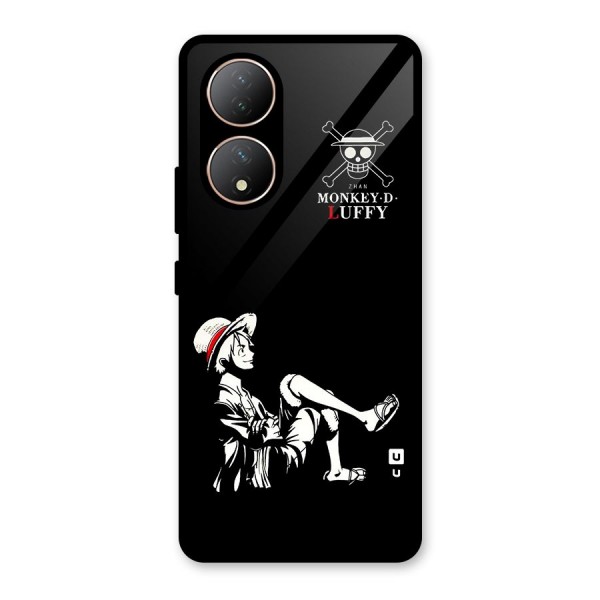 Monkey Luffy Glass Back Case for Vivo Y100A