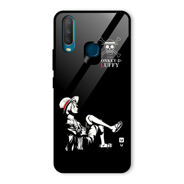 Monkey Luffy Glass Back Case for Vivo Y12