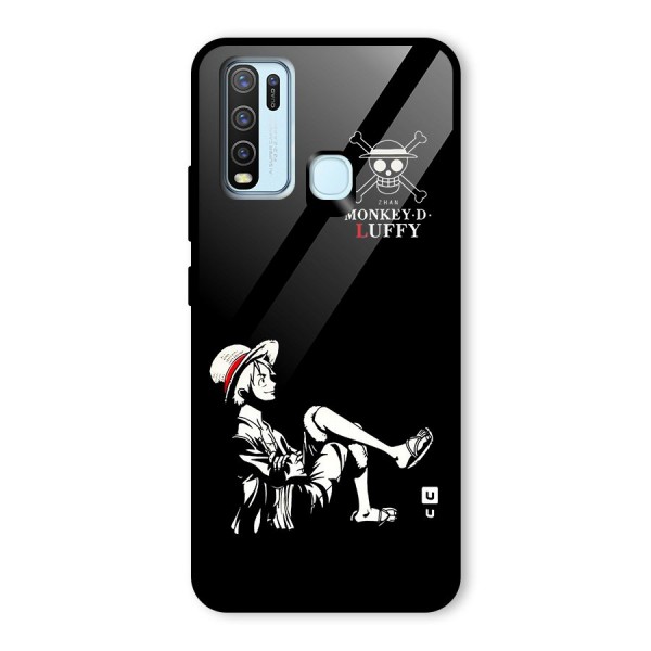 Monkey Luffy Glass Back Case for Vivo Y50