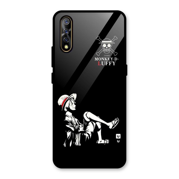 Monkey Luffy Glass Back Case for Vivo Z1x