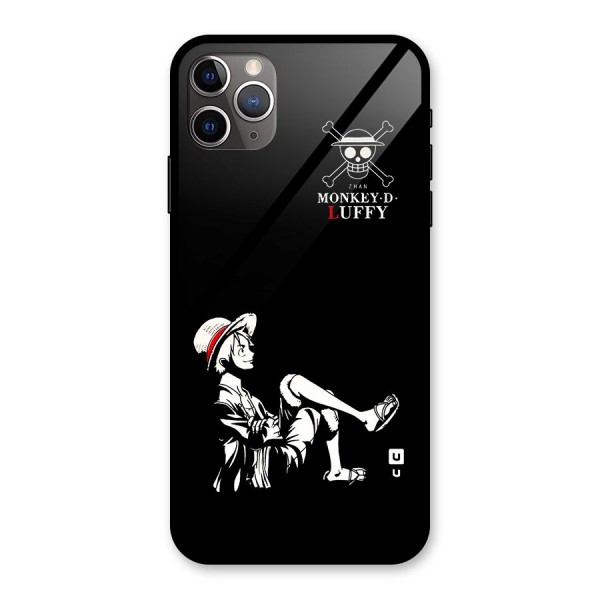 Monkey Luffy Glass Back Case for iPhone 11 Pro Max