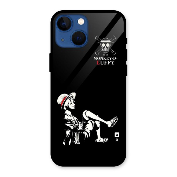 Monkey Luffy Glass Back Case for iPhone 13 Mini