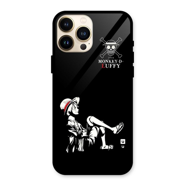 Monkey Luffy Glass Back Case for iPhone 13 Pro Max