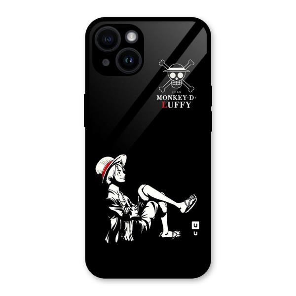 Monkey Luffy Glass Back Case for iPhone 14