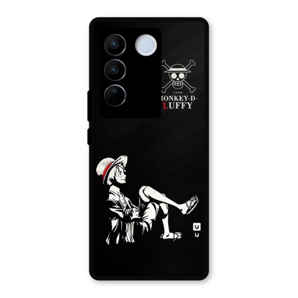 Monkey Luffy Metal Back Case for Vivo V27 Pro