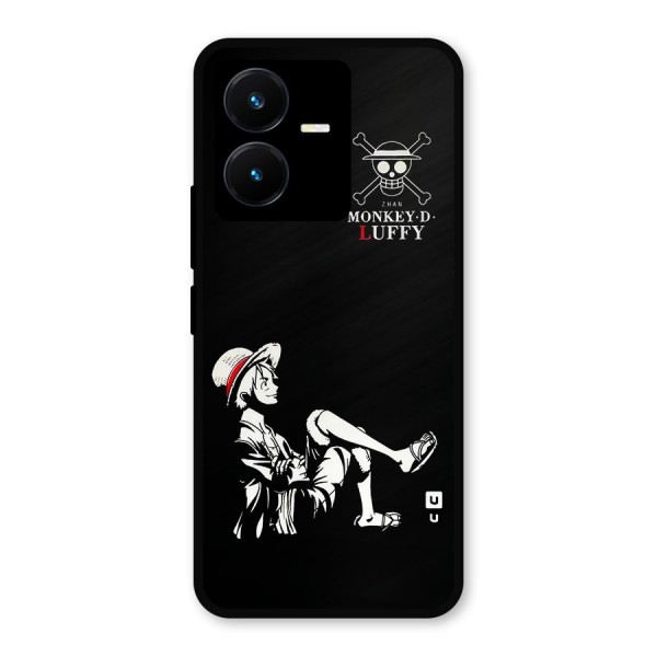 Monkey Luffy Metal Back Case for Vivo Y22s