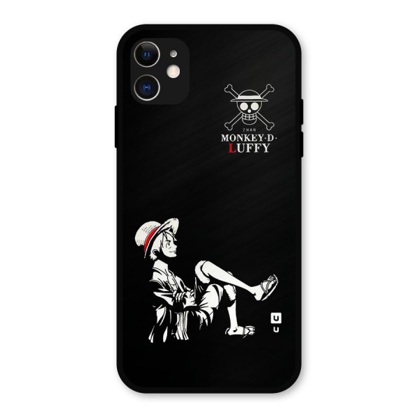 Monkey Luffy Metal Back Case for iPhone 11