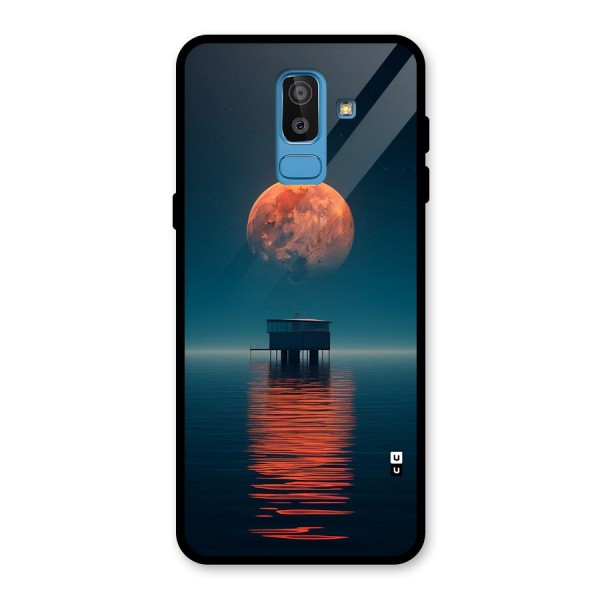 Moon Sea Glass Back Case for Galaxy J8