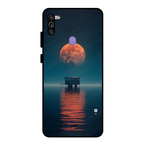 Moon Sea Metal Back Case for Galaxy M11