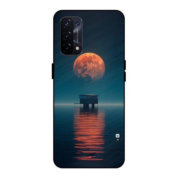 Moon Sea Metal Back Case for Oppo A74 5G