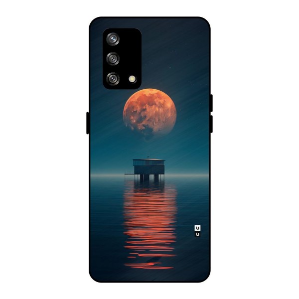 Moon Sea Metal Back Case for Oppo F19s