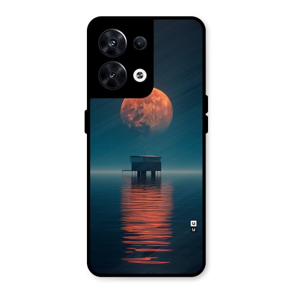 Moon Sea Metal Back Case for Oppo Reno8 5G