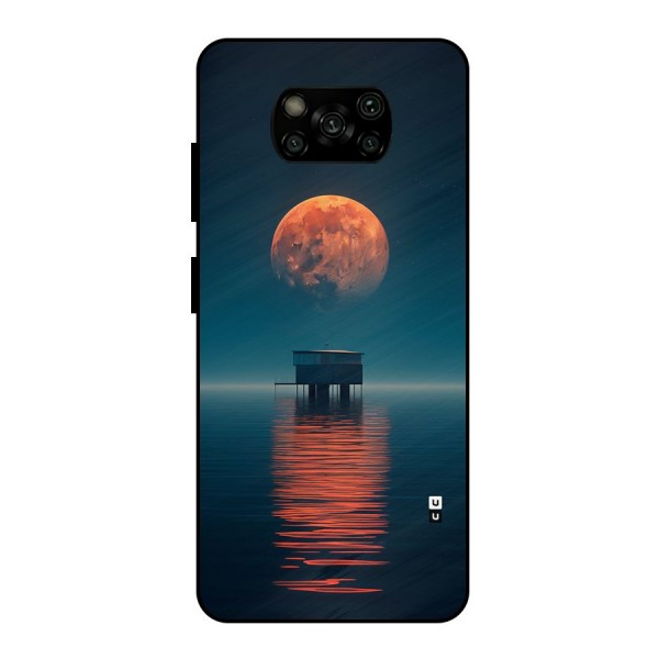 Moon Sea Metal Back Case for Poco X3