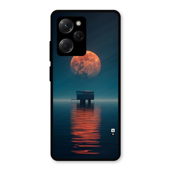 Moon Sea Metal Back Case for Poco X5 Pro