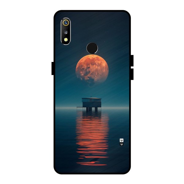 Moon Sea Metal Back Case for Realme 3