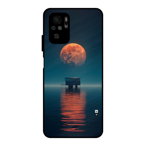 Moon Sea Metal Back Case for Redmi Note 10