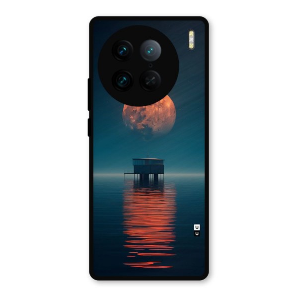 Moon Sea Metal Back Case for Vivo X90 Pro