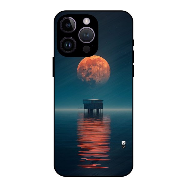 Moon Sea Metal Back Case for iPhone 14 Pro Max