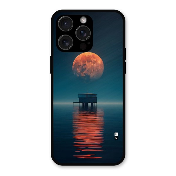 Moon Sea Metal Back Case for iPhone 15 Pro Max