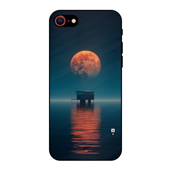 Moon Sea Metal Back Case for iPhone 8