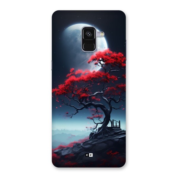 Moon Tree Back Case for Galaxy A8 Plus