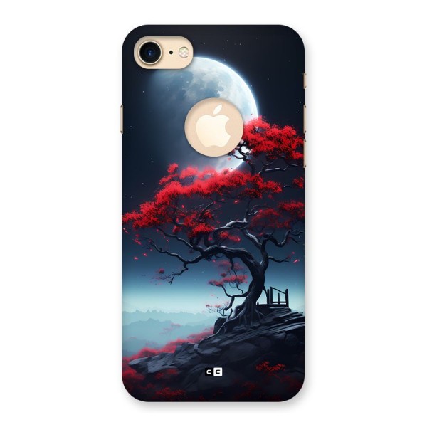 Moon Tree Back Case for iPhone 8 Logo Cut