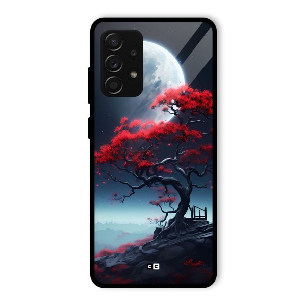 Moon Tree Glass Back Case for Galaxy A53 5G