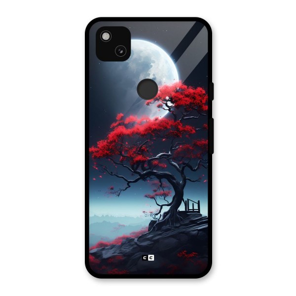 Moon Tree Glass Back Case for Google Pixel 4a