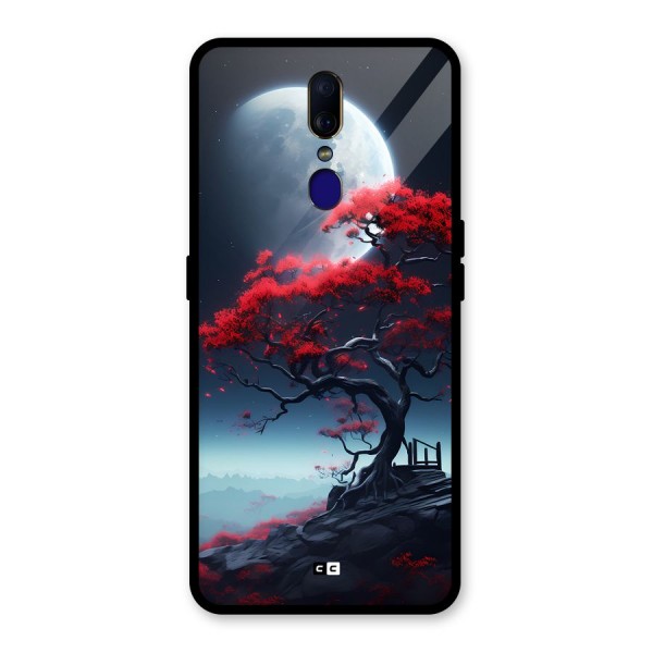 Moon Tree Glass Back Case for Oppo F11