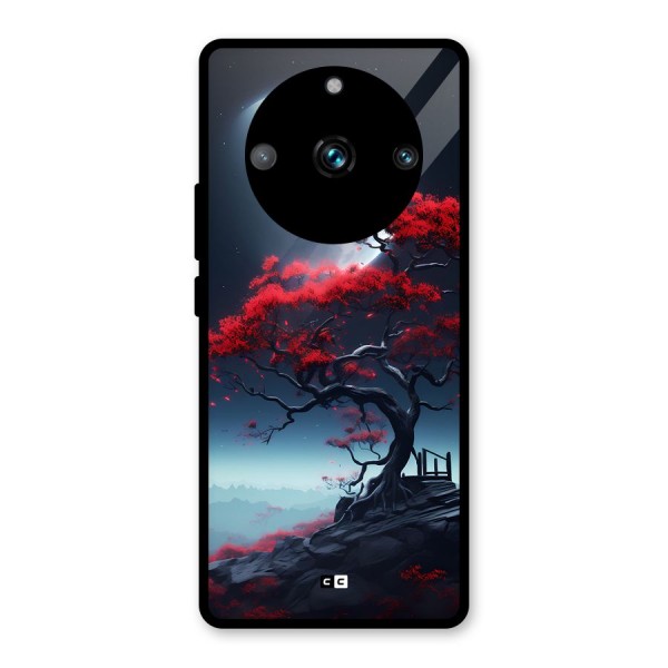 Moon Tree Glass Back Case for Realme 11 Pro