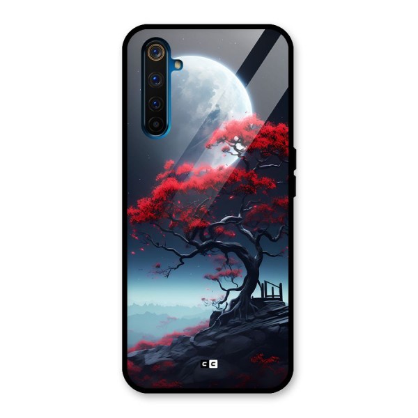 Moon Tree Glass Back Case for Realme 6 Pro