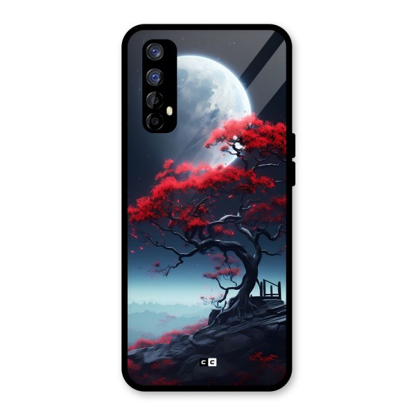 Moon Tree Glass Back Case for Realme 7