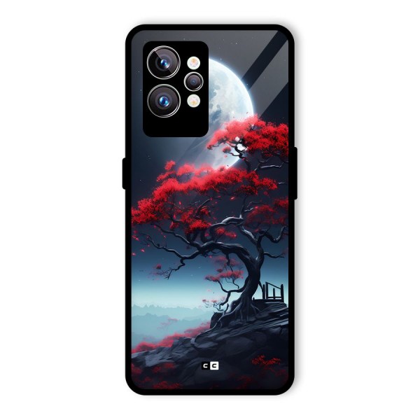 Moon Tree Glass Back Case for Realme GT2 Pro