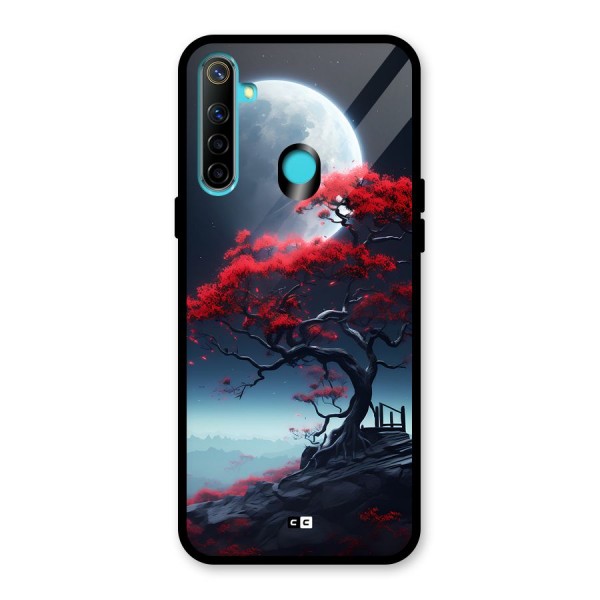 Moon Tree Glass Back Case for Realme Narzo 10