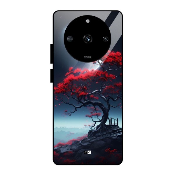 Moon Tree Glass Back Case for Realme Narzo 60 5G