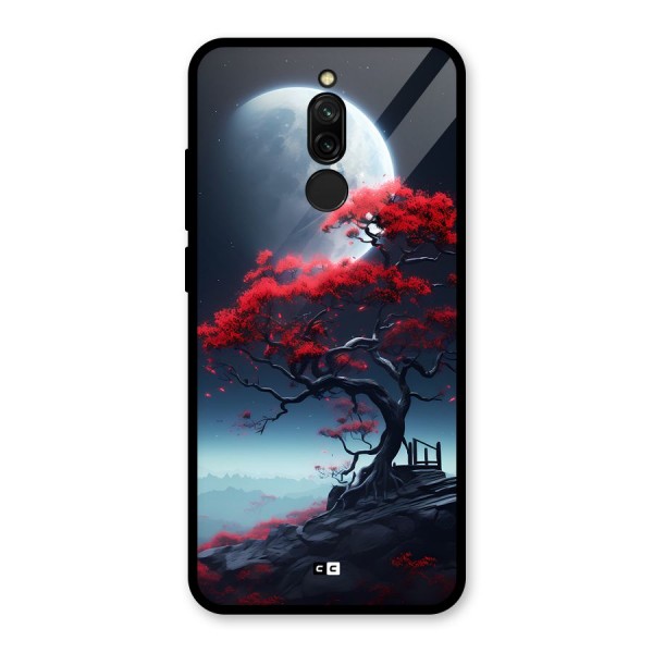 Moon Tree Glass Back Case for Redmi 8