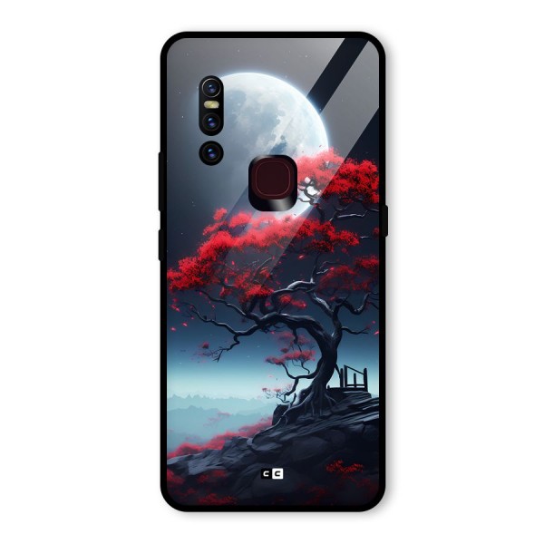 Moon Tree Glass Back Case for Vivo V15