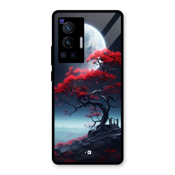 Moon Tree Glass Back Case for Vivo X70 Pro