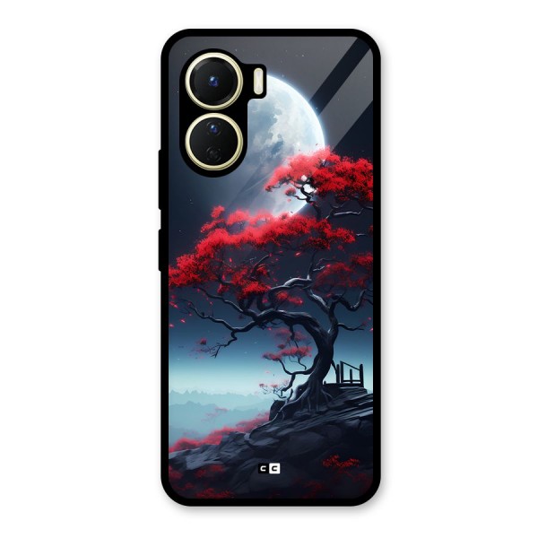 Moon Tree Glass Back Case for Vivo Y56