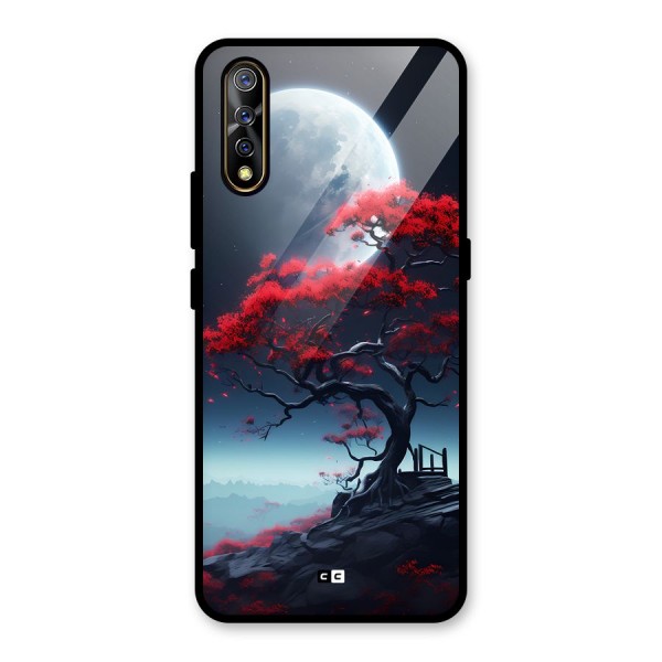 Moon Tree Glass Back Case for Vivo Z1x